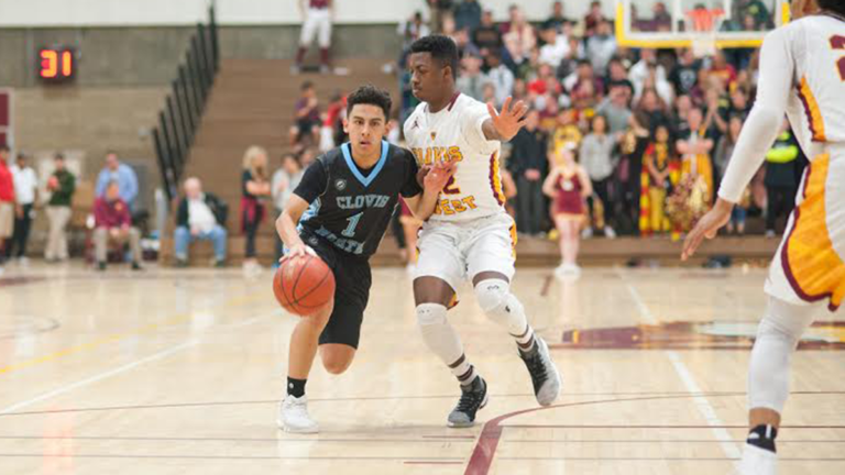 Two guys, a laptop, and a basketball game: A unique perspective of the Clovis West vs Clovis North boys rivalry game