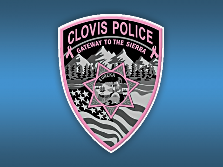 Clovis PD promotes breast cancer awareness through Pink Patch Project