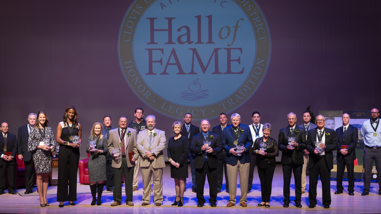 Clovis Unified’s second annual Athletic Hall of Fame inductees shine