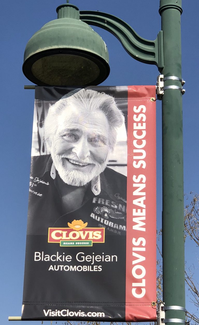 Auto industry legend ‘Blackie’ Gejeian inducted into Clovis Heritage Walk