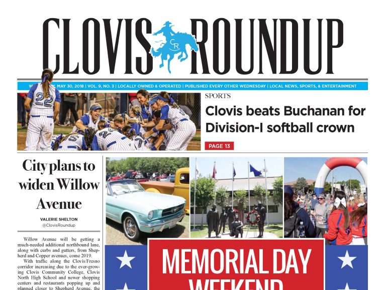 Clovis Roundup – May 30, 2018
