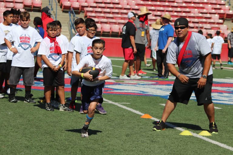 Fresno event brings youth together for football and mentoring
