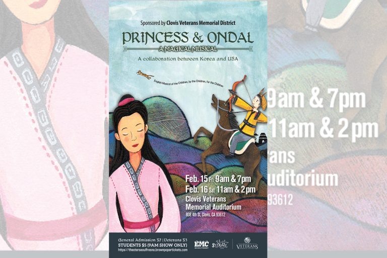 South Korea’s Seoul Theater presents only US performance of “Princess and Ondal, a Magical Musical” this weekend