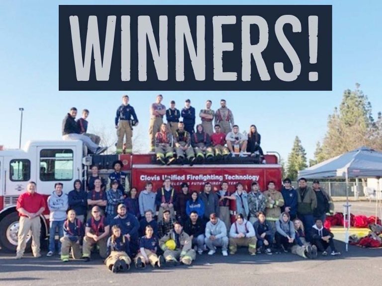 CUSD Fire Tech team takes first place in annual Career Skills Challenge