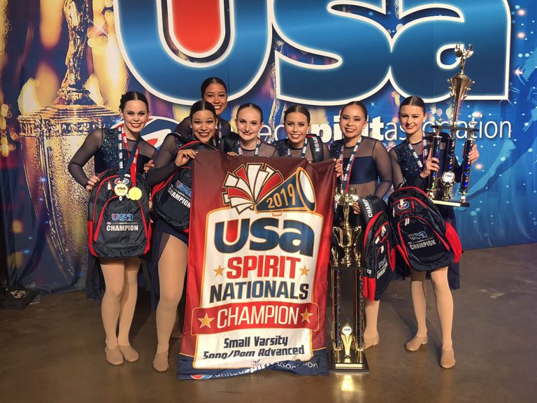 Clovis East pep team makes school history with first place win