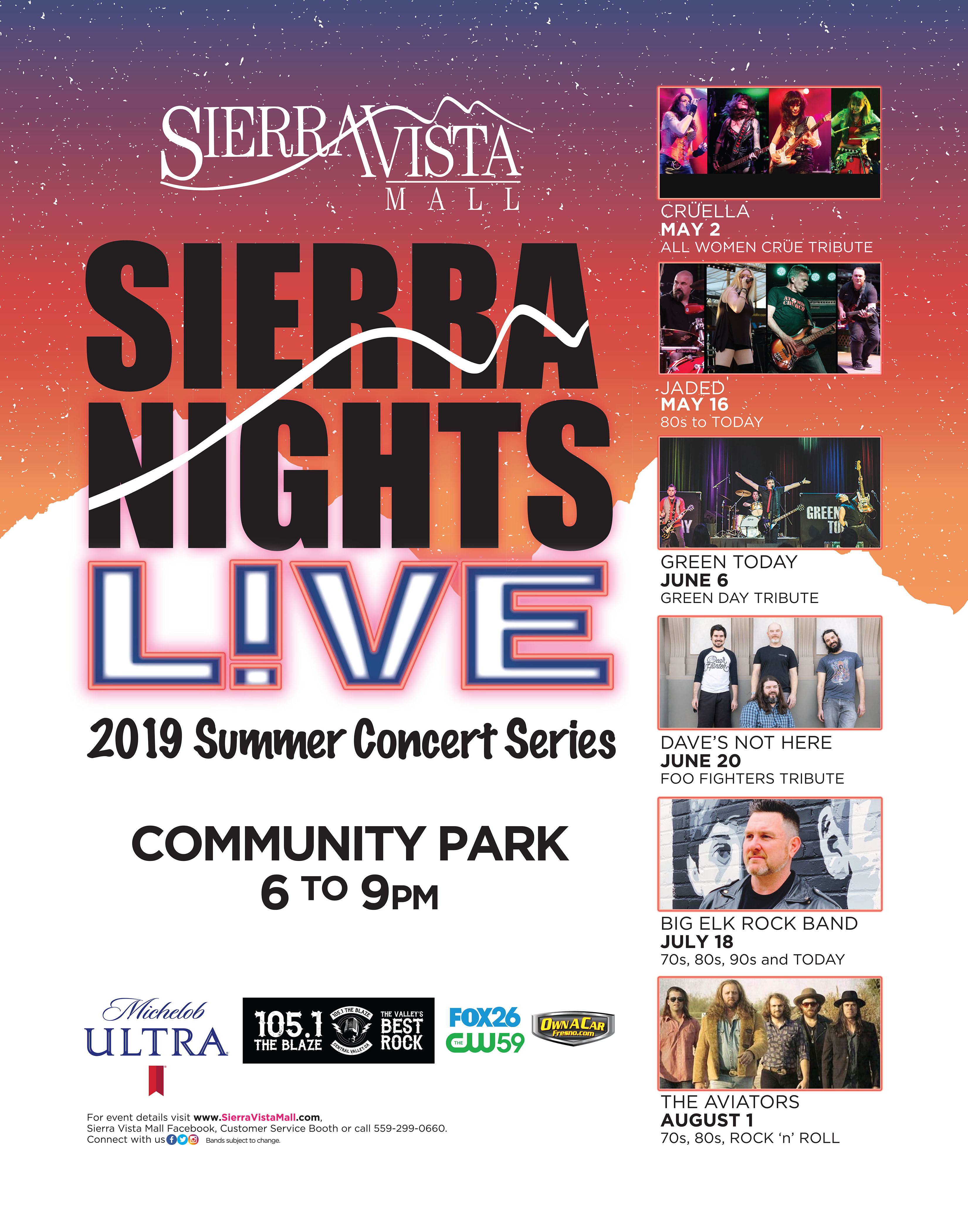 Sierra Vista Nights Live Clovis Roundup