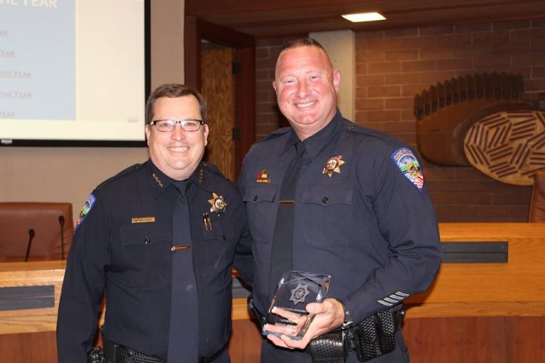 Brent Drum named Clovis police officer of the year