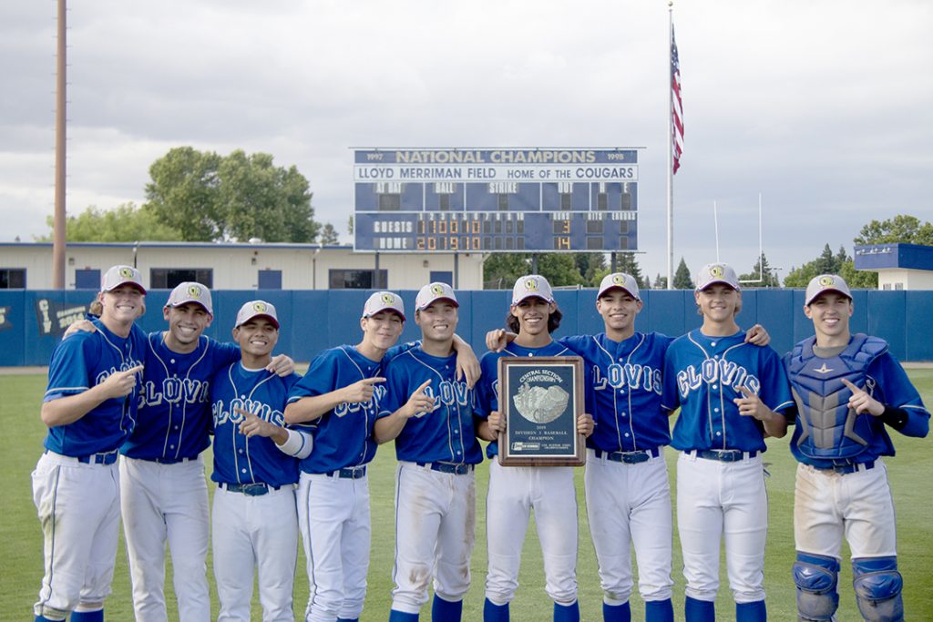 Clovis High baseball wins championship with landslide inning after rain