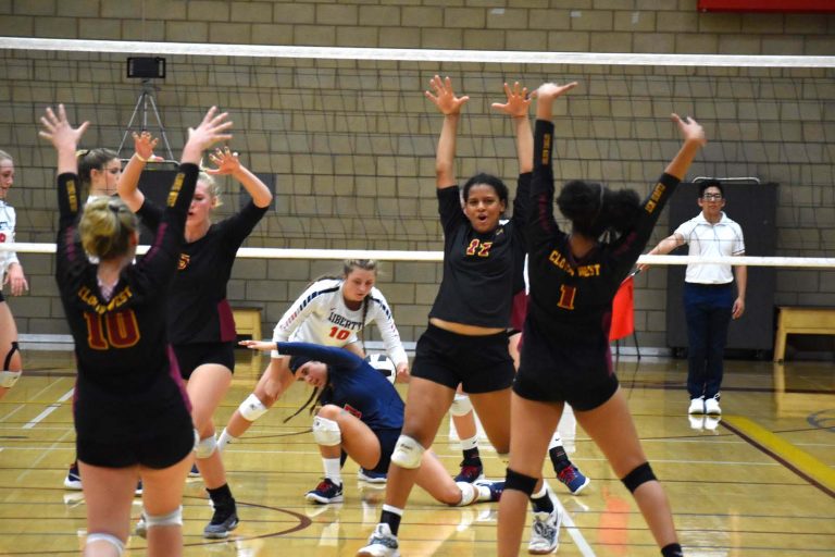 Clovis West Shows Grit in 3-0 Volleyball Win Over Liberty