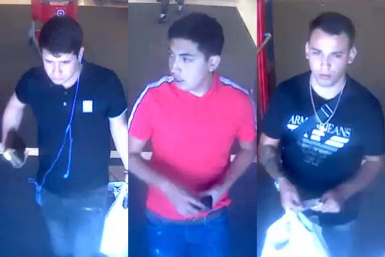 Clovis PD looking to identify three theft suspects