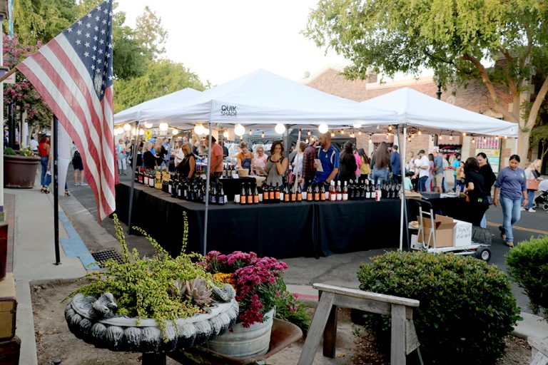 Old Town Clovis Holds Annual Fall Wine Walk