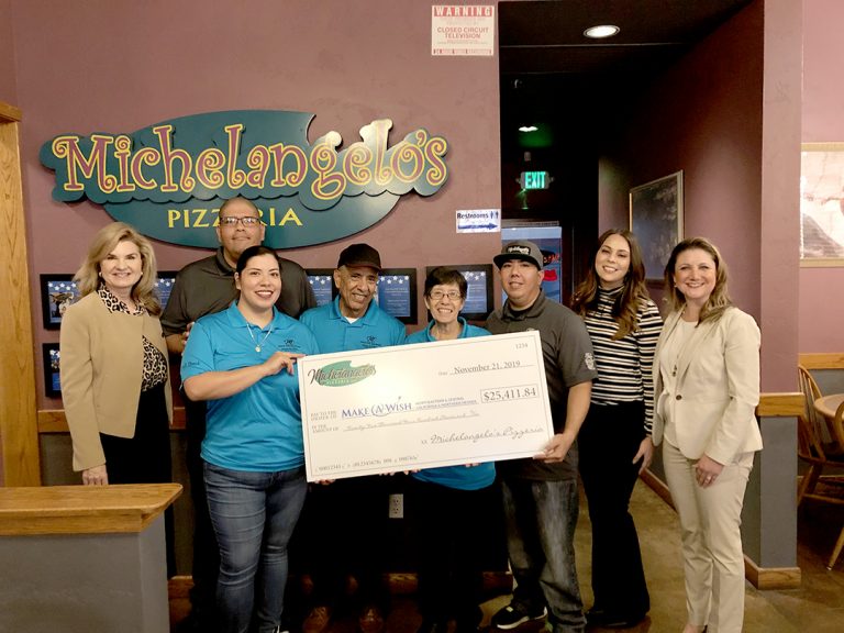 Michelangelo’s Pizzeria and Make-A-Wish Team up to Make Dreams Come True