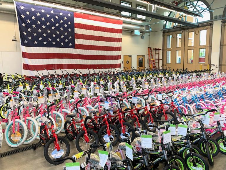 275 Bikes Distributed at Fire Station 1 in Old Town Clovis