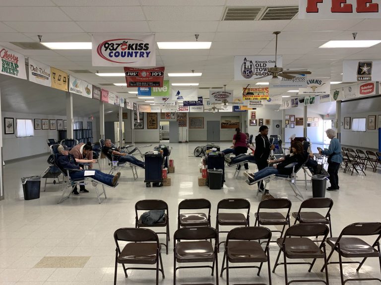 Blood Center Holds Emergency Drive at Rodeo Hall