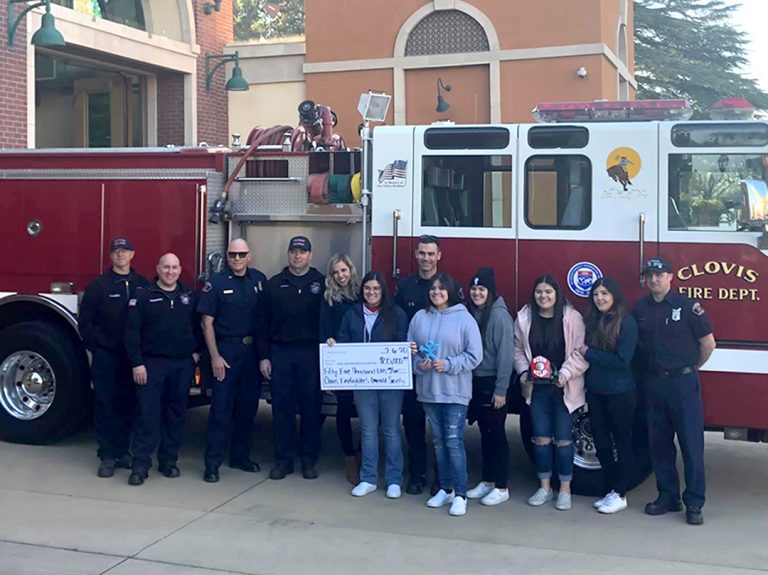 Clovis Fire Department Receives Central California Burn Prevention Award