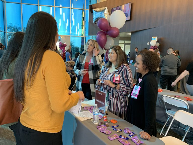 Students Learn About Nursing at CRMC Career Fair