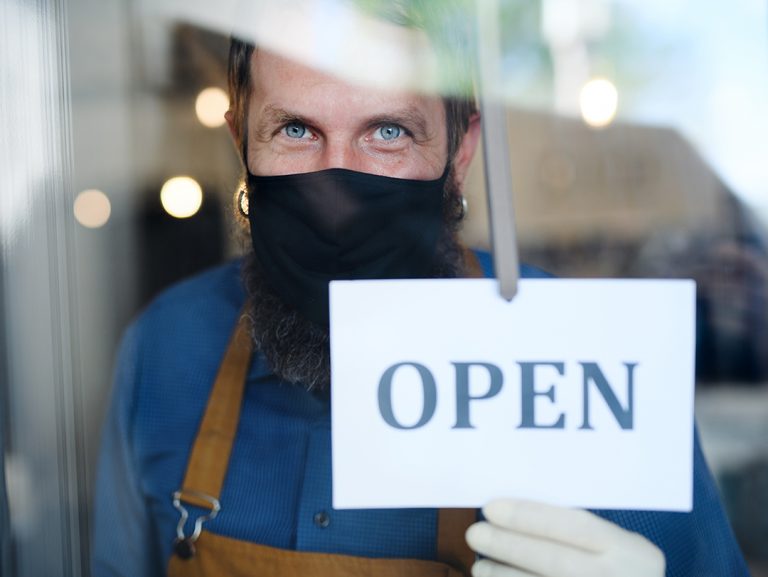 Face Masks, Distancing Could Be Key to Businesses Reopening