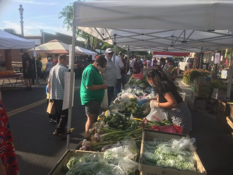Friday Farmers Market Returns, Brings Sense of Normalcy to Old Town