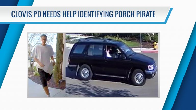 Clovis PD Needs Help Identifying Porch Pirate