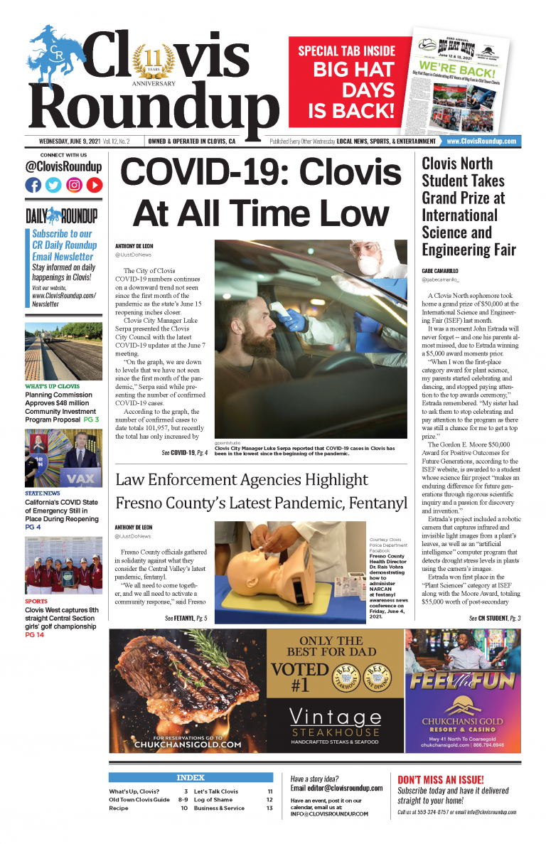 Clovis Roundup – June 9, 2021