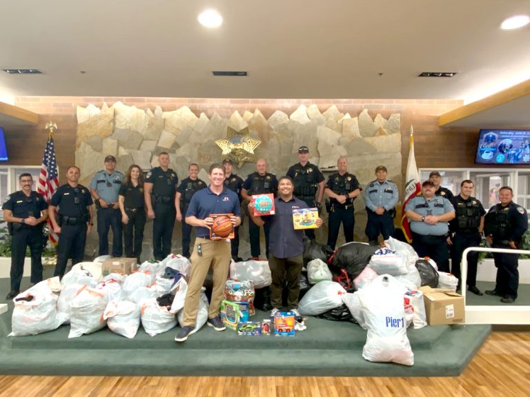Clovis PD Holds Clothing and Toy Drive for the Homeless