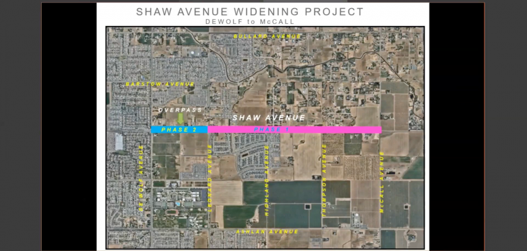 The City of Clovis Discusses Upcoming Shaw Widening Plans