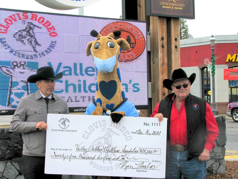 Clovis Rodeo Donates $25K to Valley Children’s