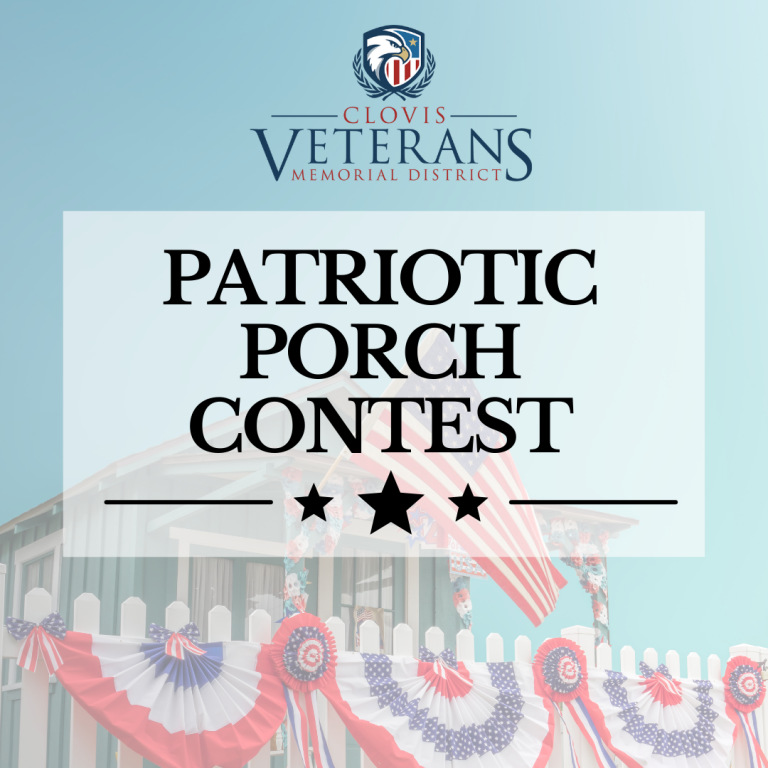 Veterans Memorial District Holds Patriotic Porch Contest 