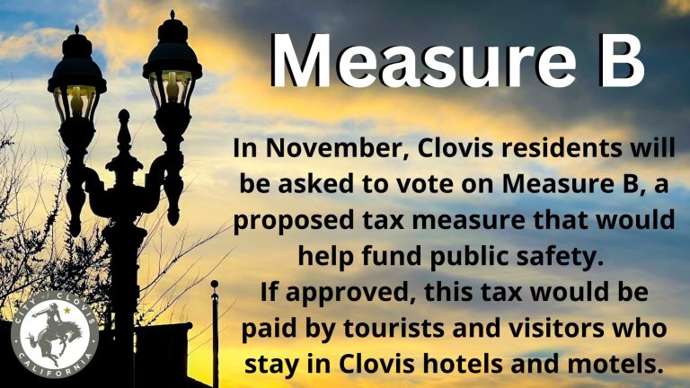 Clovis Tax Proposal Listed as Measure B