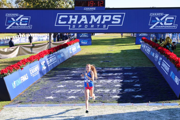Ashlyn Leath, Clovis North, competed in Cross Country National Championship