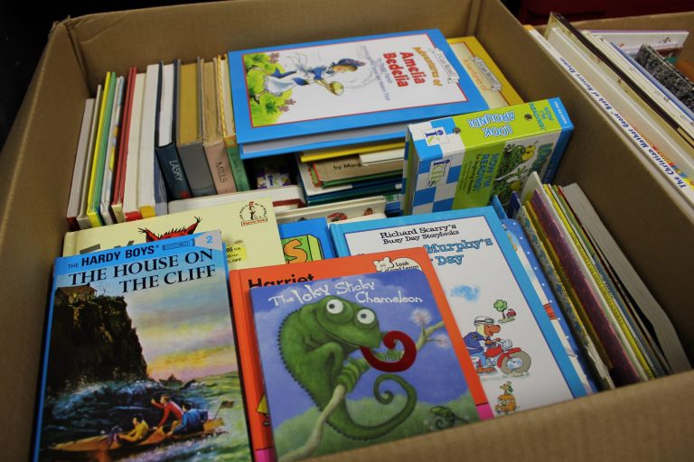 Faithful Donors, Make Annual Book Drive Happen Unofficially 
