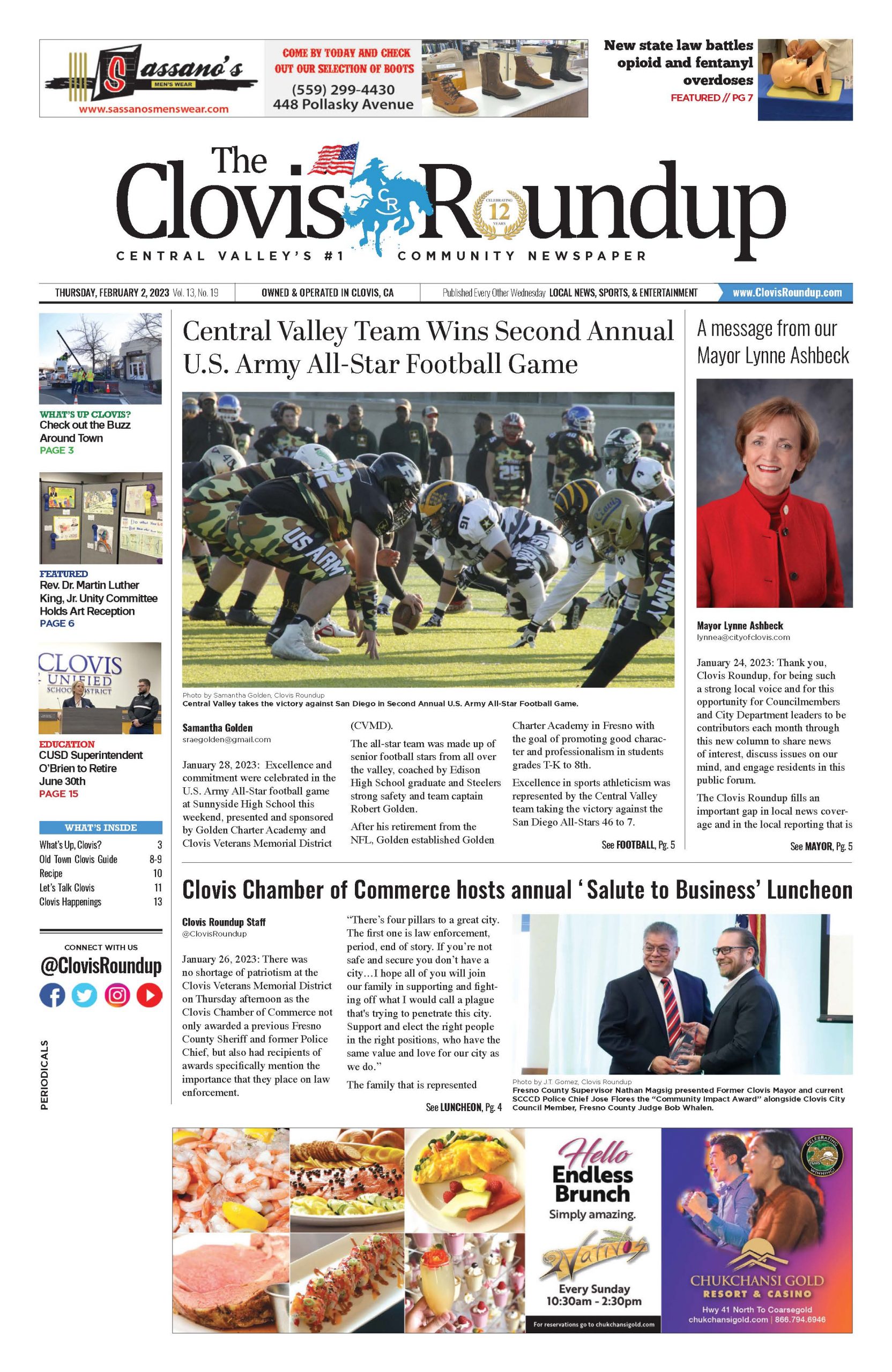 Clovis Roundup February 2, 2023 Clovis Roundup