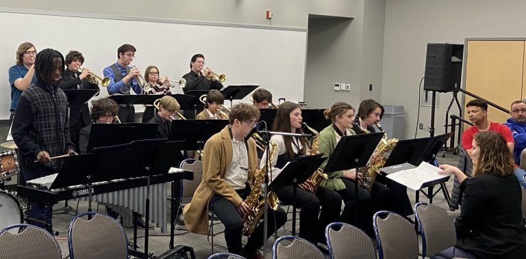 Buchanan High Jazz Band Plays at School Board Meeting 