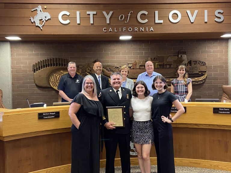 Clovis Fire Chief John Binaski honored by City Council upon his retirement
