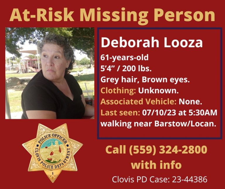 At risk missing person