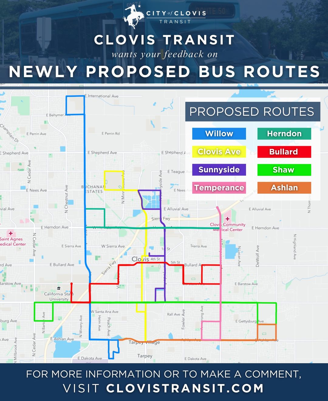 Clovis Transit Proposes New Bus Routes Clovis Roundup