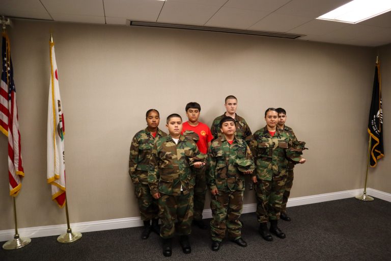 Young Marines honor WWII Navajo Code Talkers