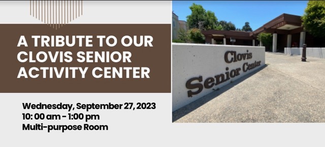 Clovis Senior Activity Center to host a Farewell Party
