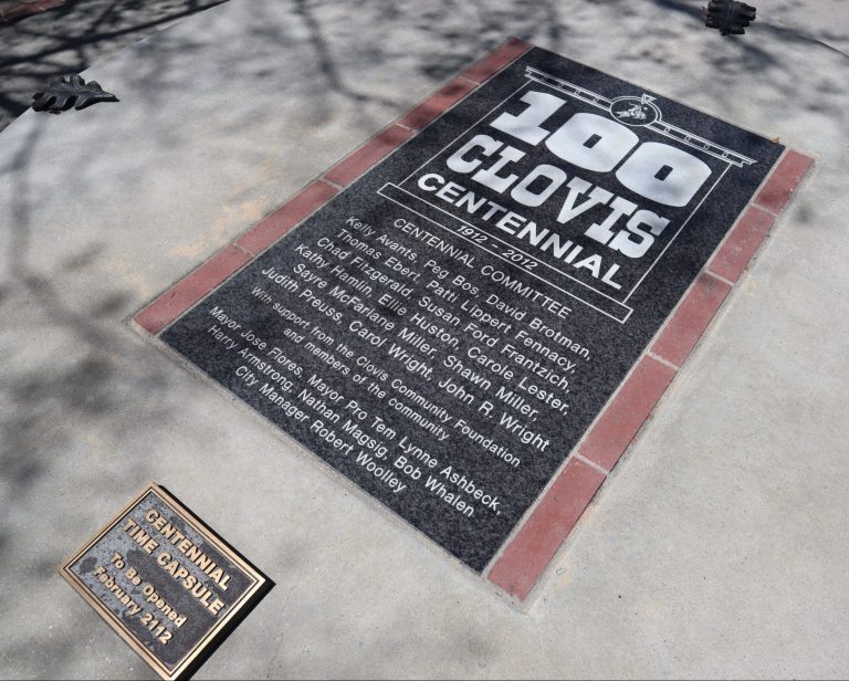 Clovis Landmarks and monuments: Centennial Time Capsule