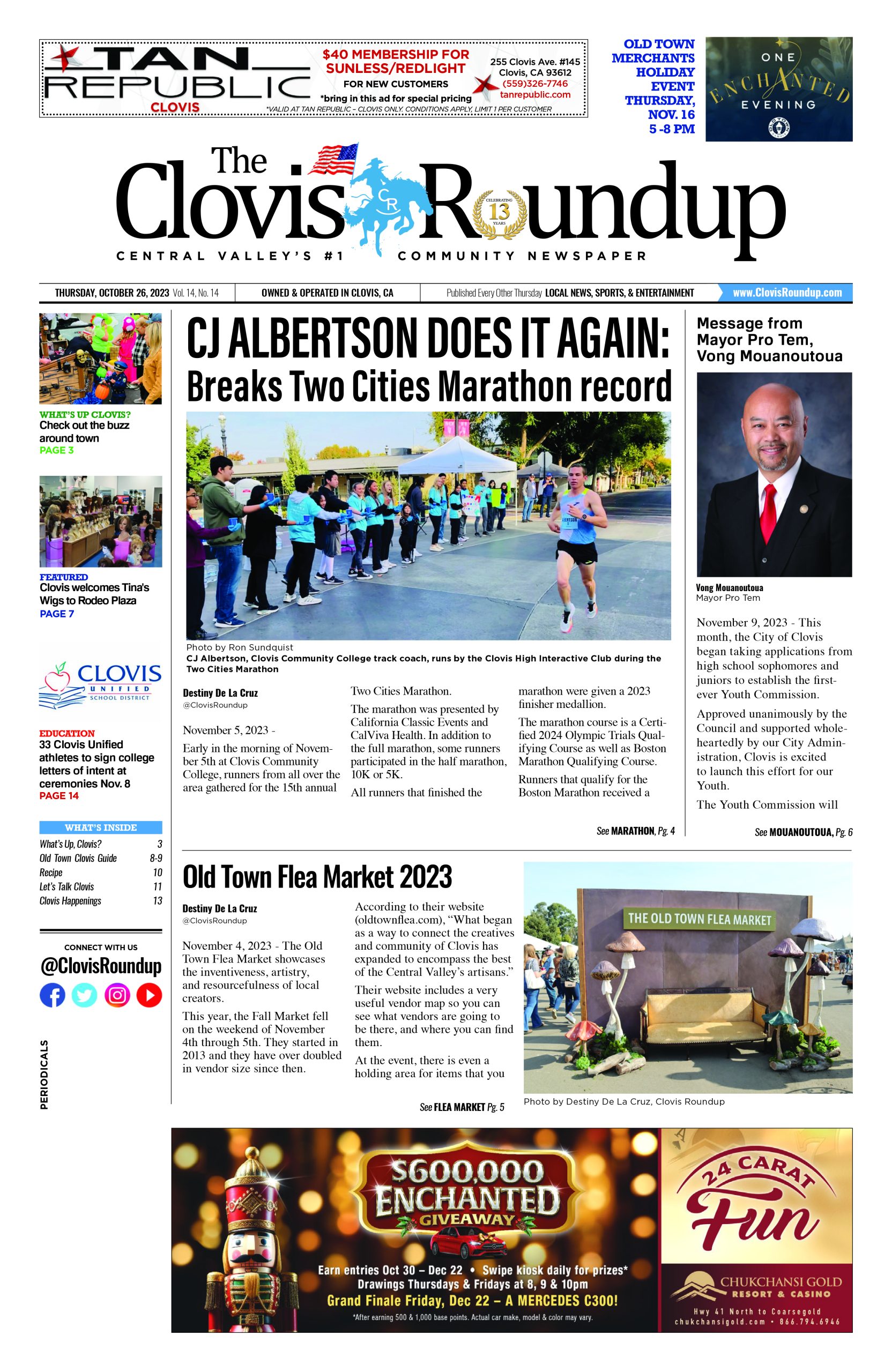 Clovis Roundup November 09, 2023 Clovis Roundup