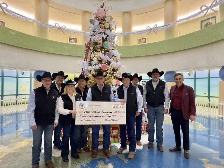 The Clovis Rodeo Association presents $25,000 to Valley Children’s