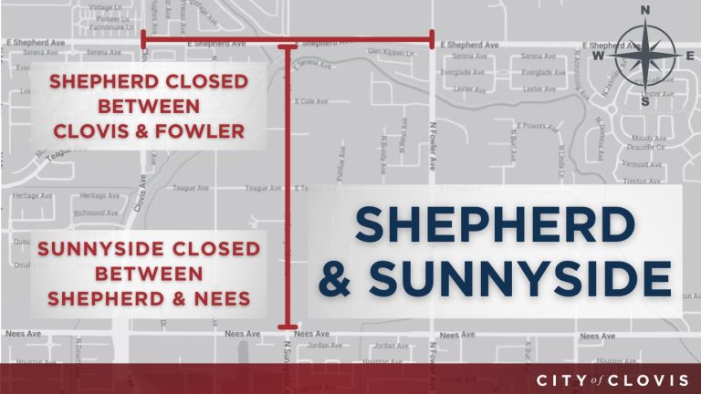Shepherd and Sunnyside closed to widen Shepherd