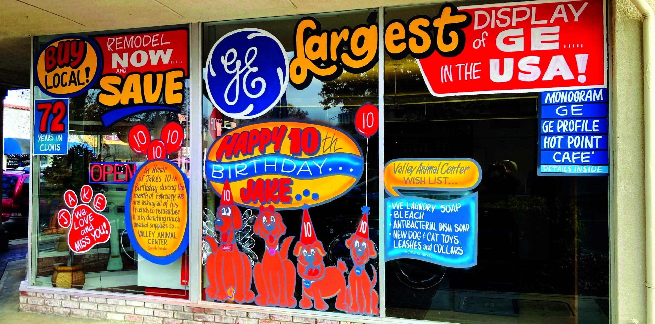 Clovis Appliance honors memory of Pawfessional Greeter, Jake with