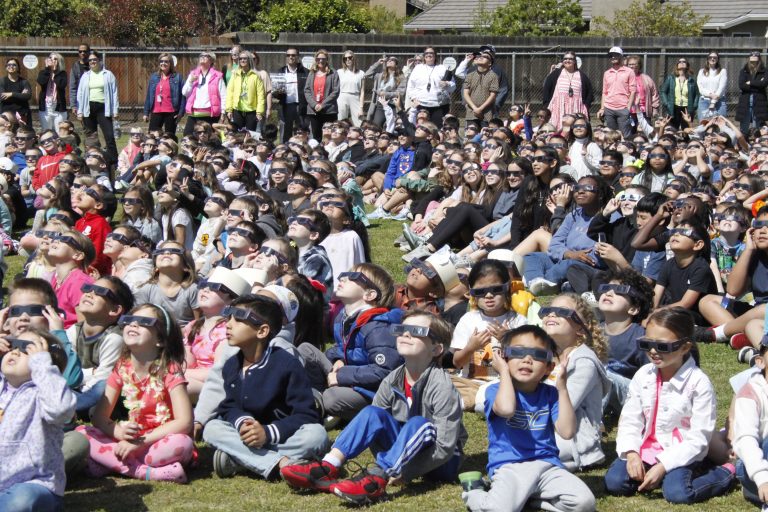 Red Bank Elementary students view rare Solar Eclipse